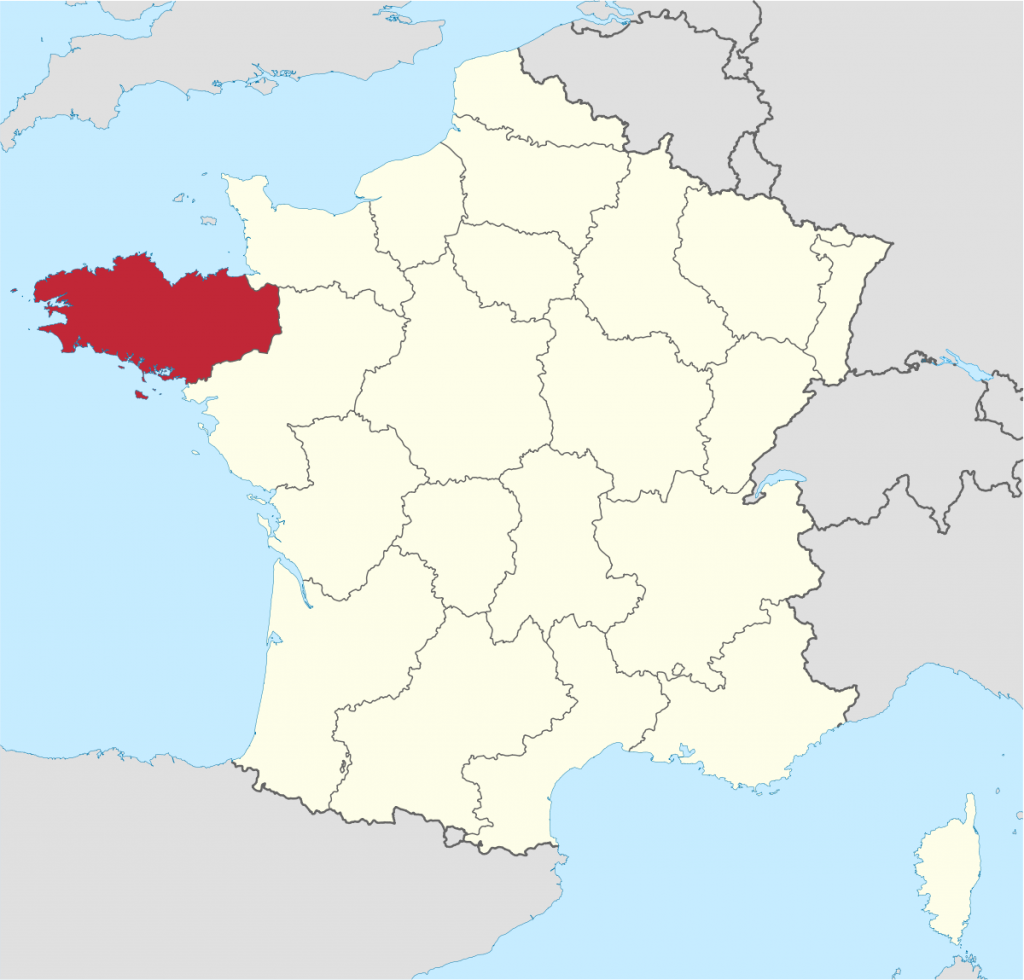 Bretagne map