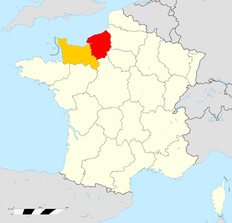 Normandie map