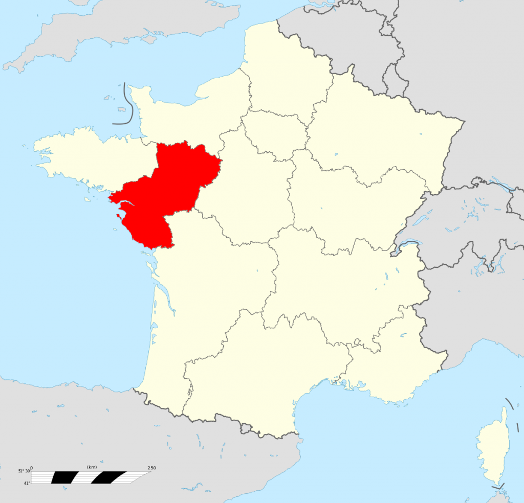 Pays de la Loire map