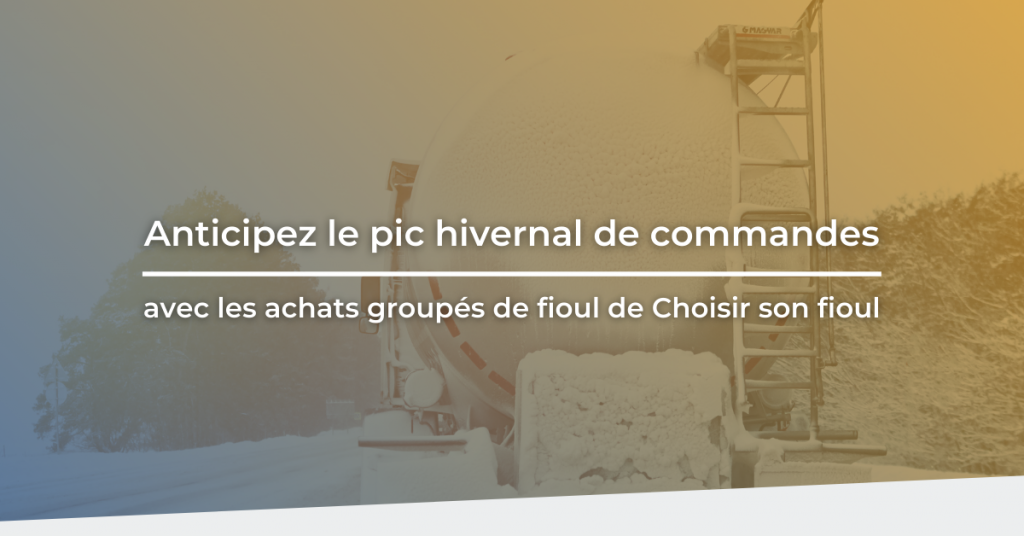 Anticipez le pic hivernal de commandes de fioul