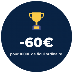 Réduction moyenne de fioul obtenue le 10 novembre 2022
